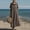 *Coffee, variant on ClodeEU Women's Summer Linen Cotton Cowl Neck Short Sleeve Maxi Dress,Loose Fit Casual Beach Long Dress with Pockets Army Green,Women's Plus L