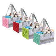 Upgraded Carry Bag for Audio Player Starter Set, Storage Bag for Tonie Box and Tonies Figurines Characters, wool Tote Case with Handle for Tonie Box and Accessories
