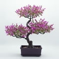 thumbnail image 2 of Combinación de simulación de planta en maceta, decoración de escritorio para el hogar, planta de simulación, bonsái, flor falsa de plástico, 2 of 6