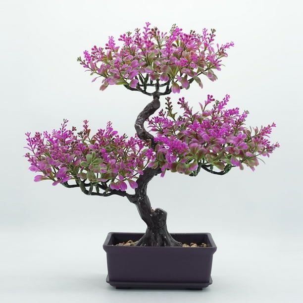 Combinación de simulación de planta en maceta, decoración de escritorio para el hogar, planta de simulación, bonsái, flor falsa de plástico