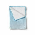 thumbnail image 2 of Landscape Soft Flannel Fleece Blanket, Scenery of a Lake Bushes Grass with Reflection Floral Art Image Print, Cozy Plush for Indoor and Outdoor Use, 50" x 60", Pale Blue Jade Green, by Ambesonne, 2 of 6