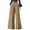 Khaki, variant on VONDA Women's High Waist Wide Leg Long Straight Pants Trousers