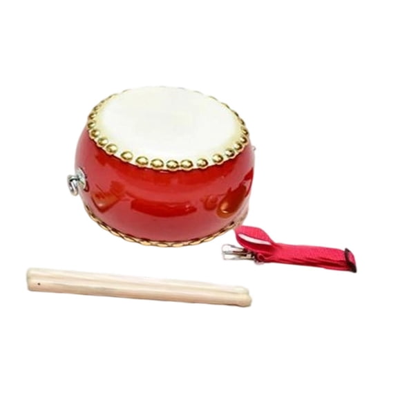 Tambor de mano de madera, percusión, instrumento musical Taiko para fiestas, tambor de cintura chino para tocar, enseñar sensorialmente y aprender
