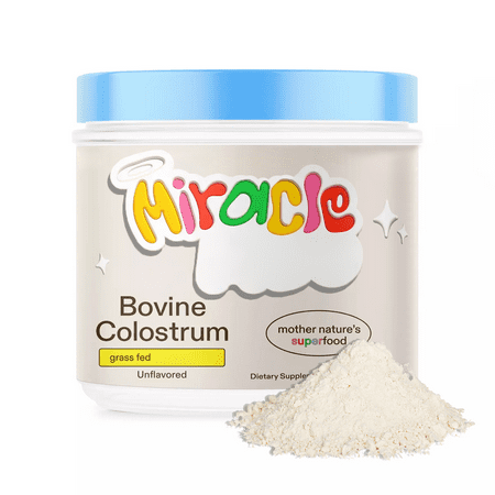 Colostrum Supplement Powder for Gut Health, Immune Support, Muscle Recovery & Wellness | Natural IgG Pure Whole Bovine Colostrum Superfood, Unflavored, 60 Servings