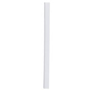 Vestil Manufacturing Corner Guard, OAH48In, White, Rounded Angle PVC-48R-WH