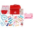 thumbnail image 4 of Medicals Kit Doctors Nurse Dentist Pretend Roles Play Toy Set Kids Game Gift, 4 of 9