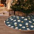 thumbnail image 5 of Bingfone Christmas Tree Skirt Mat Christmas Decoration Interior 30" -Duck In The Space, 5 of 6