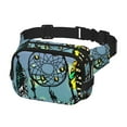 thumbnail image 2 of Kdxio Beautiful Dreamcatcher Crossbody Double Layer Waist Bag Belt Bag for Unisex Fanny Pack Fashion Waist Packs for Hiking Running Shopping Traveling, 2 of 9