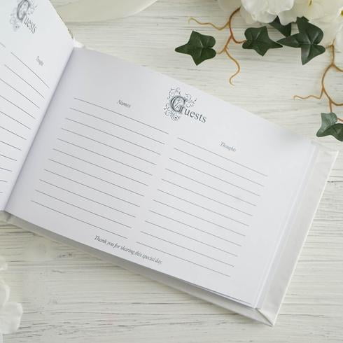 Calla Lily Guest Book wedding ceremony reception guests