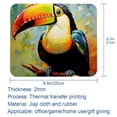 thumbnail image 5 of Toucan Square Desk Mat Mousepad, 8.3x9.8 Inch Non-Slip Rubber Bottom, Printed Gaming Mousepad for Office and Gaming, 5 of 6