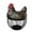 Black, variant on Hen Shaped Egg Basket, Decorative Chicken Egg Holder with Resin Lid, Farmhouse Kitchen Countertop Storage Organizer for Fresh Eggs