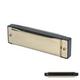 thumbnail image 4 of Harmonica Touche G, Harmonica de Jeu ABS+métal à 10 Trous pour Professionnel pour Débutant Rouge, Or, Argent, 4 of 8