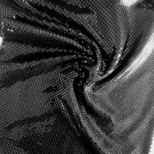 Faux Sequin Knit Fabric Shiny Dot Confetti for Sewing Costumes Apparel