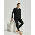thumbnail image 3 of 2 Pack Thermal Pants for Men, Thermal Underwear for Men's Thermal Underwear Bottoms Long Johns for Men Base Layer Athletic Ultra Soft Leggings Tight, 3 of 6