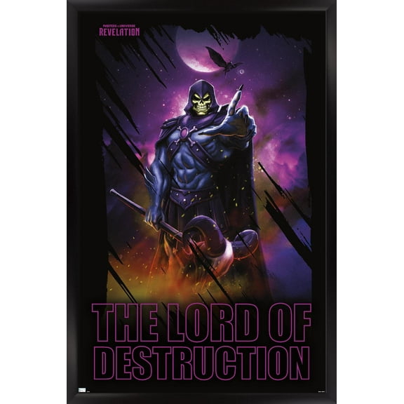 Mattel Masters of the Universe: Revelation - Skeletor Wall Poster, 22.375" x 34" Framed