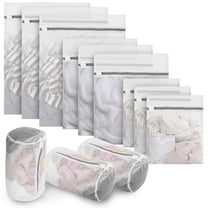 12pcs Mesh Laundry Bags, TSV Fine Mesh Wash Bags for Delicates, Clothing Washing Bags for Laundry, Travel Storage Organizer