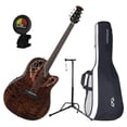 thumbnail image 4 of Ovation Celebrity Elite Plus Mid-Depth Cutaway Acoustic Electric Guitar (Tiger Eye), 4 of 12