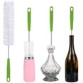 thumbnail image 3 of Utility Bottle Cleaning Brush Set Long Handle Thin Small Big Wire Cleaner Bendable Flexible for Narrow Neck Skinny Spaces of Water Beer Wine Baby Bottles,Pipes,Tubes,Flasks,Straws (2pcs), 3 of 9