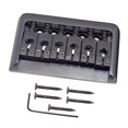 thumbnail image 1 of Juego de Pieza Trasera de Puente de Hierro Yuyangstore para Guitarra Eléctrica 76.5x44.5mm Negro, 1 of 7
