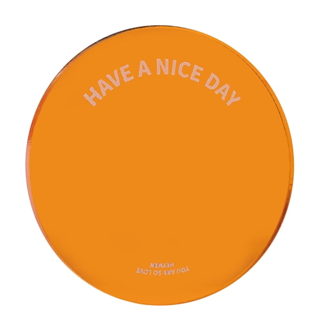 Posavasos De Acrílico Decorativo, Posavasos De Acrílico Minimalistas Con Aislamiento Térmico De Espesor Extra Transparente, Hermosos Para Accesorios Publicitarios Para El Hogar