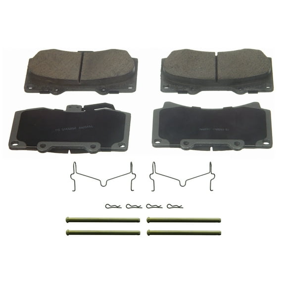 Wagner ThermoQuiet QC1119 Ceramic Disc Brake Pad Set Fits select: 2006-2010 HUMMER H3, 2009-2010 HUMMER H3T