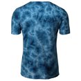 thumbnail image 4 of H2H Mens Casual Slim Fit Tie-Dye Short Sleeve T-Shirts V-neck Cotton Top (KMTTS650), 4 of 6