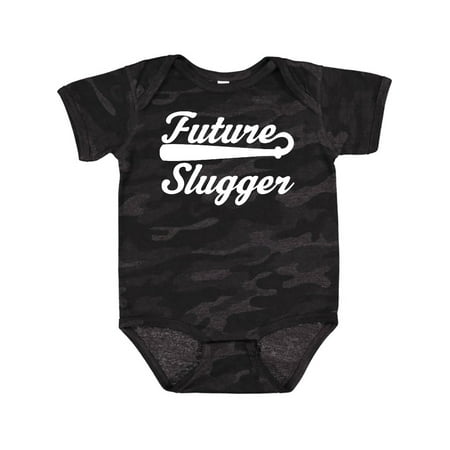 

Inktastic Baseball Future Slugger Gift Baby Boy or Baby Girl Bodysuit