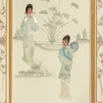thumbnail image 7 of Oriental Furniture Ivory Lacquer Slant Sideboard - Royal Ladies, 7 of 7