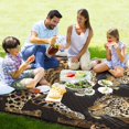 thumbnail image 4 of Leopards Beach Blanket Outdoor Picnic Mat Sandproof Waterproof Foldable for Camping Travel Hiking, 4 of 6