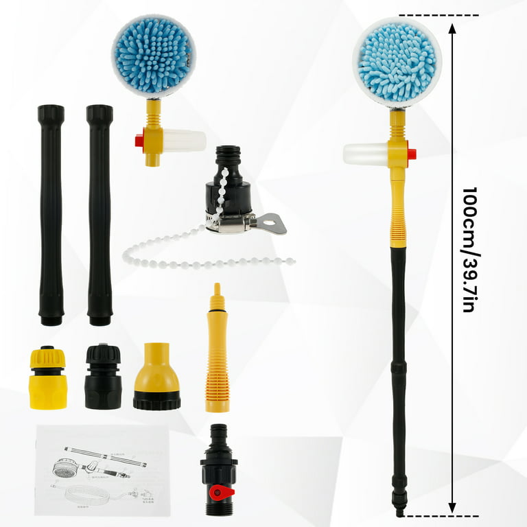 Jerbor 2 In 1 Car Wash Brush Kit With Cleaning Sprayer For Ford Pickup SUV