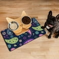 thumbnail image 3 of Dog Food Mat Featuring Mandala Exotic Artistic Elegant Classic Chic Aesthetic Vibrant Indian Tribal Design, Durable Waterproof Non-Slip, 3 of 7
