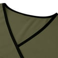 thumbnail image 6 of QATAINLAV Women's 2 Piece Scrub Sets Casual Short Sleeve Scrubs Tops and Drawstring High Waisted Pants Nursing Uniform Work Outfits Army Green S Gifts for Mom, 6 of 8