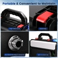 thumbnail image 6 of Hcalory Diesel Air Heater, TB2 2025 updated 12V 8KW All-In-One Portable Handheld Toolbox with Bluetooth APP Control and adapter for Car Trucks Boat Bus RV Trailer Motor-Homes and Camper, 6 of 14