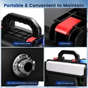 Hcalory Diesel Air Heater, TB2 2025 updated 12V 8KW All-In-One Portable Handheld Toolbox with Bluetooth APP Control and adapter for Car Trucks Boat Bus RV Trailer Motor-Homes and Camper