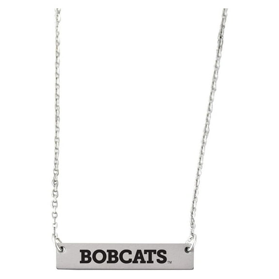Fan Frenzy Gifts I Love Montana State Bar Women's Necklace with Pendent Bobcats