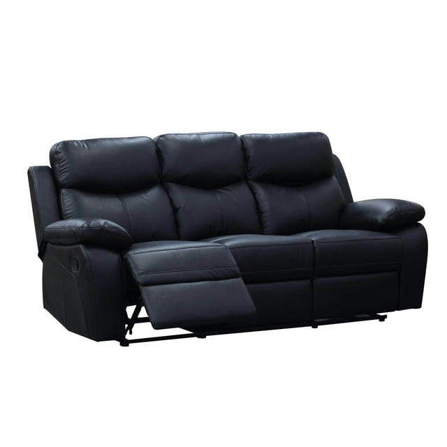Levoluxe Aveon Canapé Inclinable 83 Pieds avec Dessus d'Oreiller en Cuir