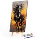 thumbnail image 3 of Kit Pintura Por Números Sobre Lienzo Arte Al Óleo Artesanal Imagen Caballo Pared Del 40x80cm, 3 of 7