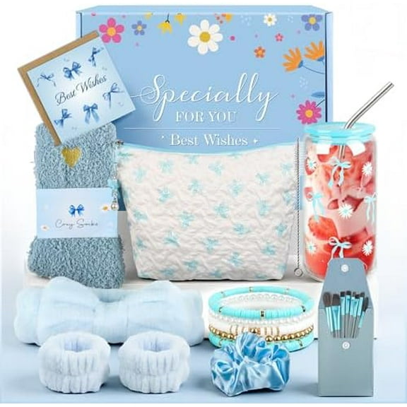 Exquisite Birthday Gifts for Girls Teens Age 9-18 - Best Birthday Presents for Her - Christmas Gifts Set Ideas for Women Best Friends Girlfriend Daughter Sister Colleague - Blue
