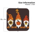 thumbnail image 2 of Naloa Fall Gnomes Coasters for Set of 4 - PU Leather Coasters, Coasters for Table Cup Tea Coffee Beer, Decorative for Kitchen Homedecor (Round), 2 of 6