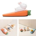 thumbnail image 5 of Animal Shaped Door Stopper Bumpers Non Slip Prevents Injuries Guard Cute Wedge for Door Clearance , Rabbit, 5 of 7