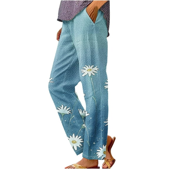 Zuesphe Womens Pants Trendy Petite Petite Jean Capris for Short Women Womens Flowy Pants Boho Petite Cargo Pants Women Stretchy Petite