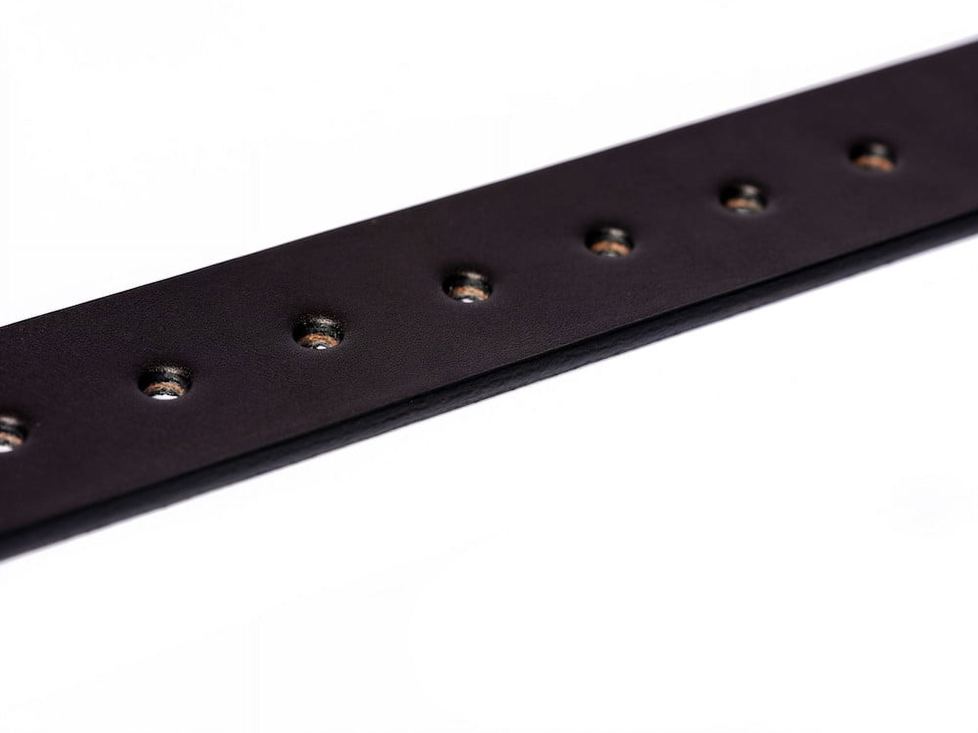 Wickett & Craig Finished Leather Belt, English Bridle, Black
