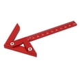 thumbnail image 2 of Centers Finder, Aluminum Alloy Portable Center Finding Gauge Clear Scale Wide Application 45 90 High Accuracy  for Measurement, 2 of 8
