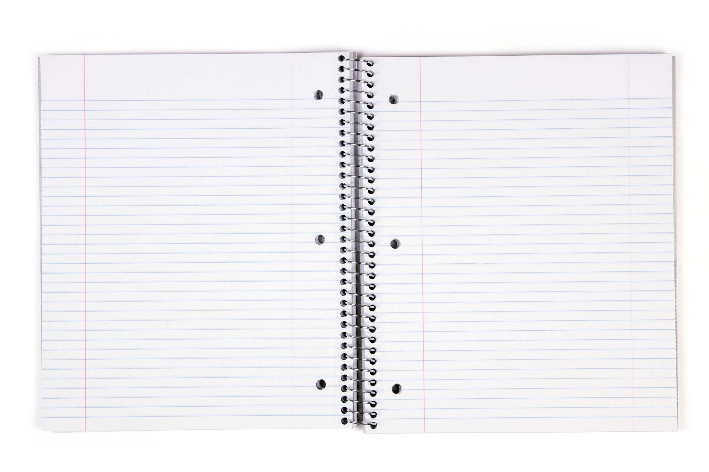 Mintra Office Durable Spiral Notebooks, 3 Subject, 150 Sheets, College Ruled 12 Pack