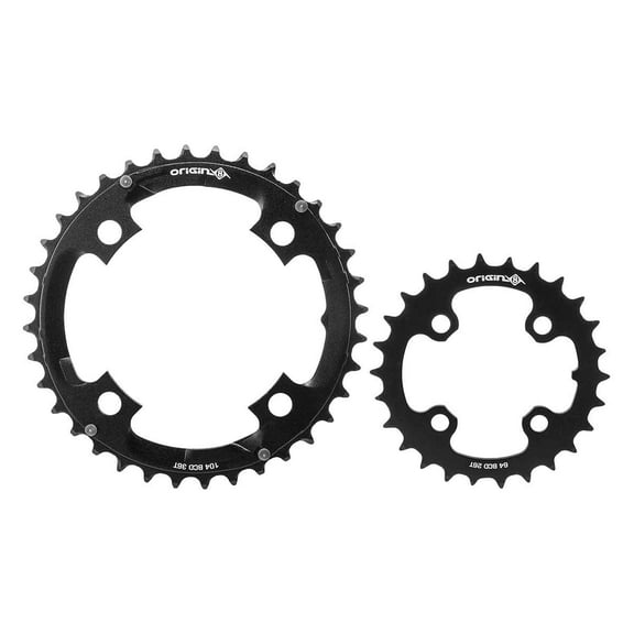 Origin8 Thruster Chainring Set 26/36t x 64/104 BCD 4-Bolt Aluminum Black