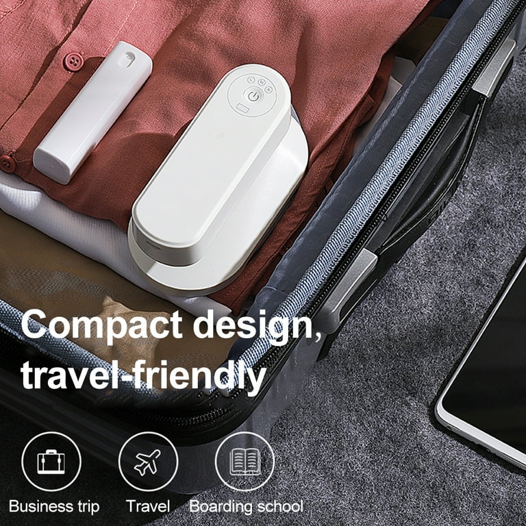 Portable Mini Electric Iron Cordless Rechargeable Dry Iron Wrinkle Remover Touch Up Ironing for Home Business Trip Travel