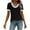 *Dark Gray, variant on VBVC Women's Jean Color Block Basic Tops,Ladies Y2K Going Out T-Shirts,Summer Dressy Pullover For Women,White,S-2XL