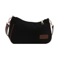 thumbnail image 1 of Embrague Bolso Hombro para Mujeres Córbina Pana Cierre Color Sólido Viajar Por, 1 of 9