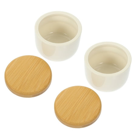 SILENRADAWN Sealing Ceramic Canister White 2Pcs