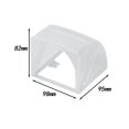 thumbnail image 2 of Protector de tomacorriente para caja de enchufe de pared, a prueba de polvo y resistente a la intemperie, para exteriores Plegable Claro, 2 of 9